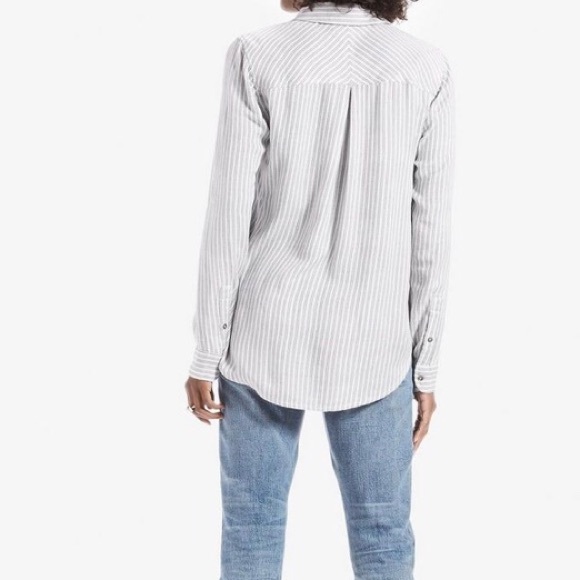 Lucky Brand NWT Striped Button Down - Picture 2 of 8